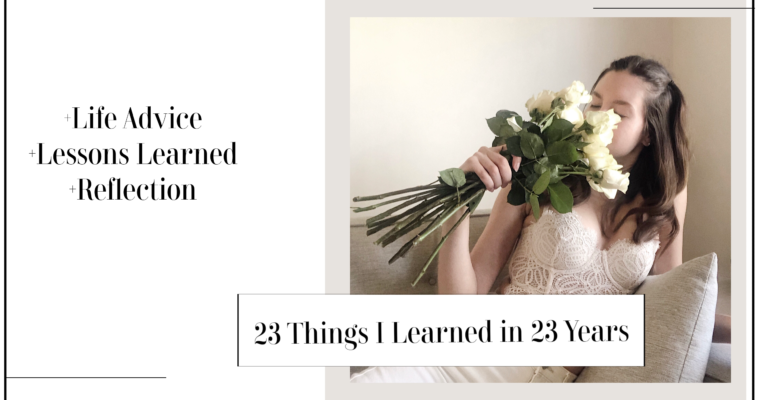 23 Things I Learned in 23 Years