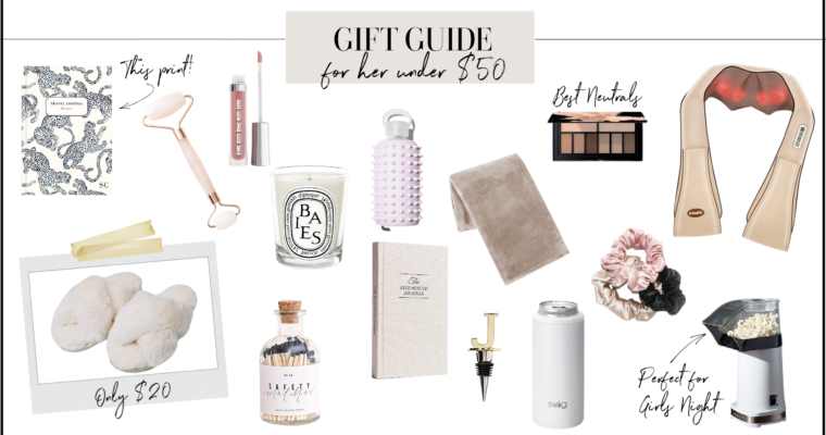 Gift Guide For Her Under $50